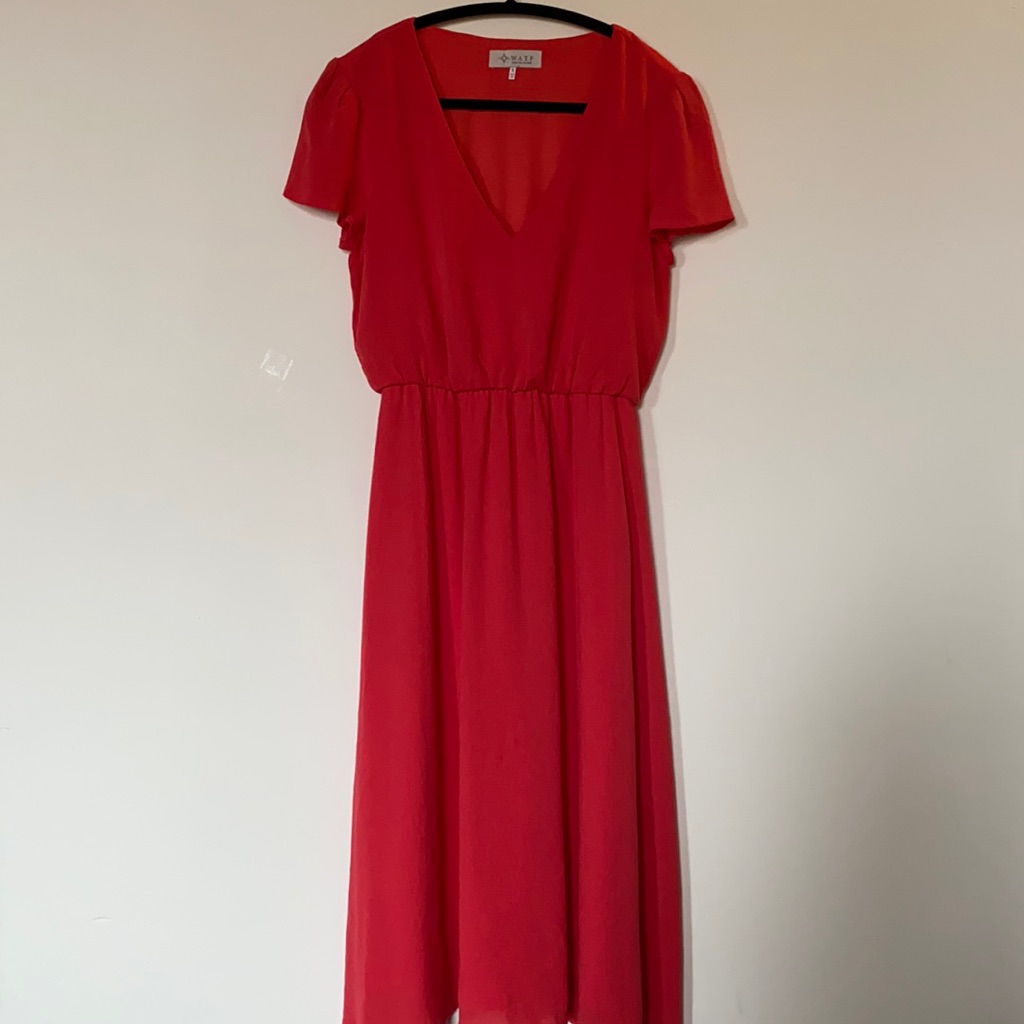 Wayf Peach Dress